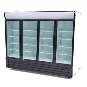 Armario Expositor de 4 puertas de cristal marca Telfer