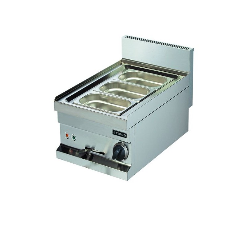 Baño María Capacidad 3 cubetas GN1/4(no incluidas) 400x600x265h