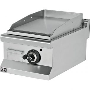 Fry top a gas sobremesa acero rectificado 12 mm 13 kW