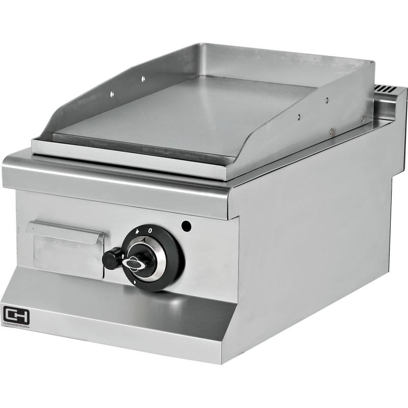 Fry top a gas sobremesa acero rectificado 12 mm 13 kW