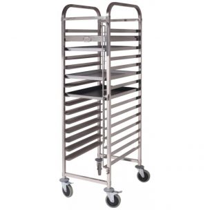Carro Bandejero de pastelería y panadería para 15 bandejas de 60x40