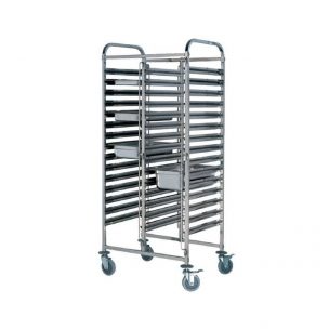 Carro Bandejero doble de 15+15 GN1/1